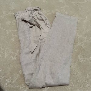 Nordstrom Tan Linen Pants